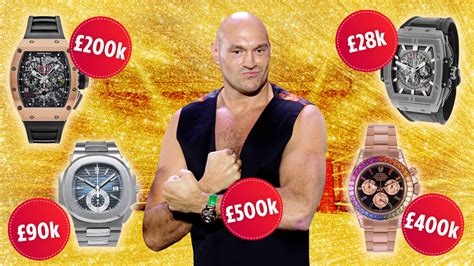 Tyson Fury's insane watch collection, from a £500k 'Ring of Fire 